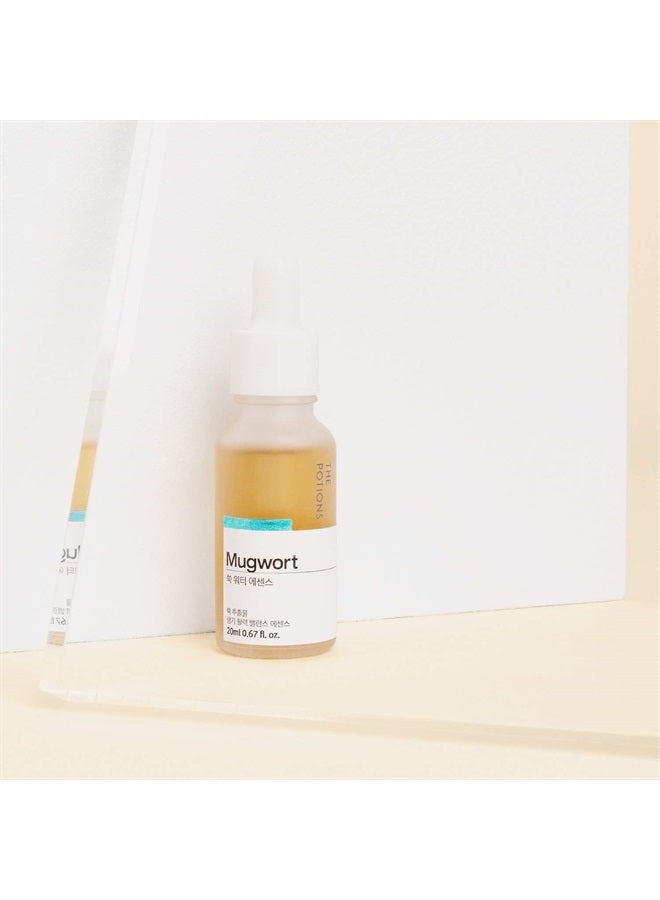 THE POTIONS Mugwort Essence for Face l Mugwort Extract, Soothe Sensitive and Acne Prone Skin, Hydrating Nourishment l Korean Skincare, Cruelty-free, Hypoallergenic - 20ml - Image 5