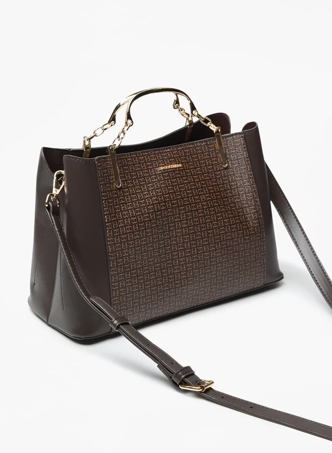 Flora Bella By Shoexpress Solid Tote Bag with Handles and Detachable Strap