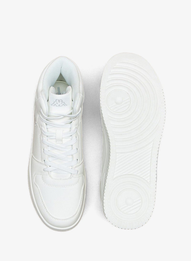 Kappa Womens Solid High Top Sneakers with Lace Up Closure - Image 4