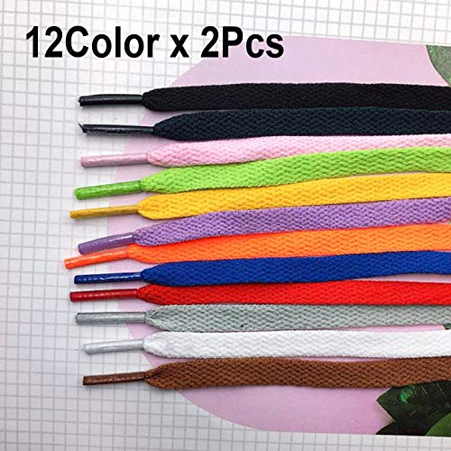 Luckkyme 24Pcs Replacement Drawstrings for Sweatpants Shorts Hoodies Shoe with 3Pcs Drawstring Threader Re-Threader Tool Colorful Universal Drawstrings 47" Long (12Color) - Image 2