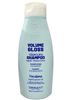 Generic VOLUME GLOSS VOLUMIZING SHAMPOO WITH MACADAMIA ARGAN &HYALURONIC ACID  - Image 1