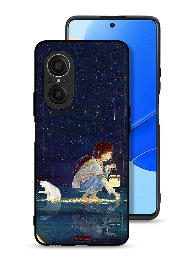 Tolwak Huawei nova 9 SE 4G Protective Case Cover Collecting Stars Art - Image 1