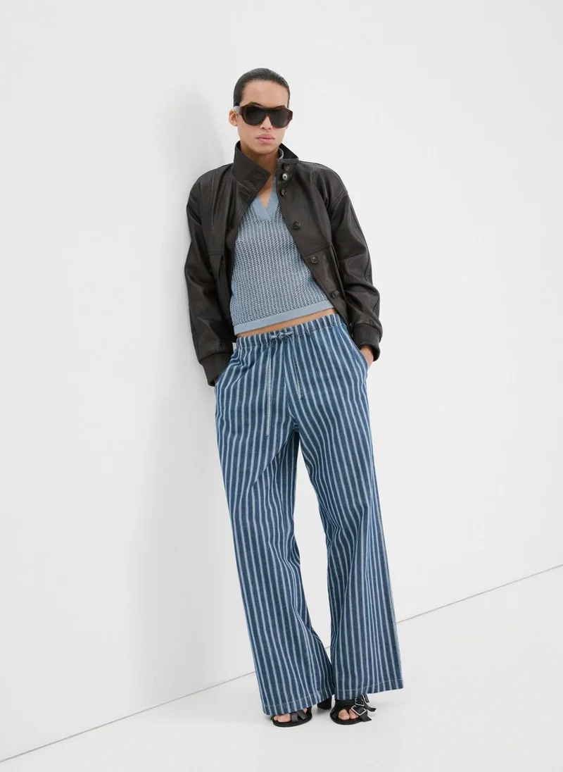 MANGO  Openwork knitted polo-neck sweater for Women | Best Price UAE