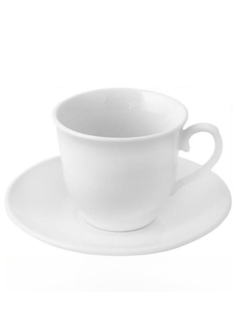 Generic Espresso Cups With Saucers Cups Set Of 6pc  - Image 2