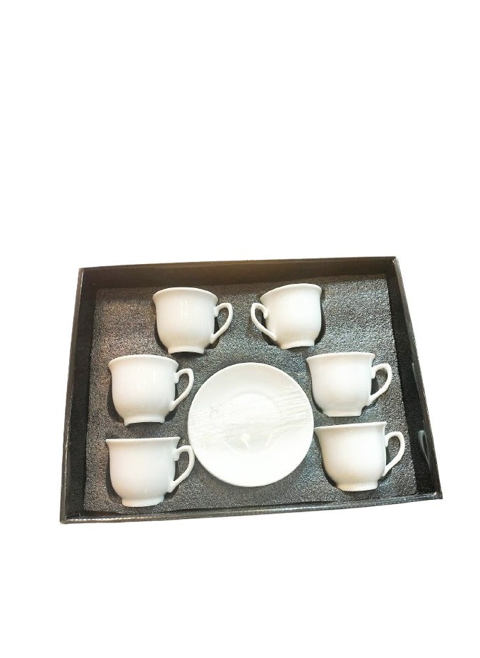 Generic Espresso Cups With Saucers Cups Set Of 6pc  - Image 3