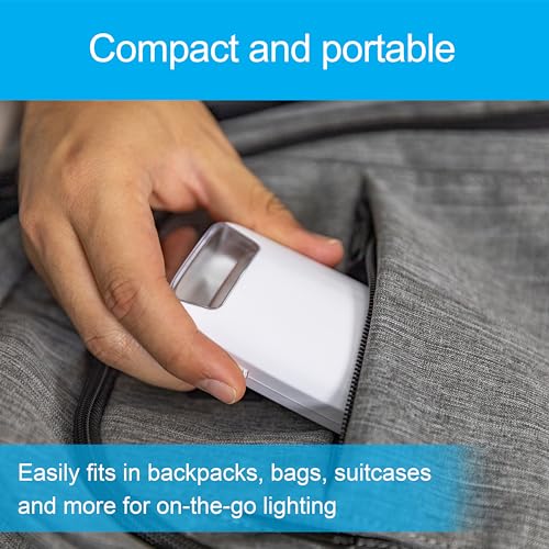 GE 4-in-1 Power Outage Plug In Night Light LED Flashlight for Dorm Room, Apartment Essentials, Battery Operated Lights Emergency Supplies, Dusk to Dawn Sensor Nightlight, 2 Pack, White 49578 - Image 5
