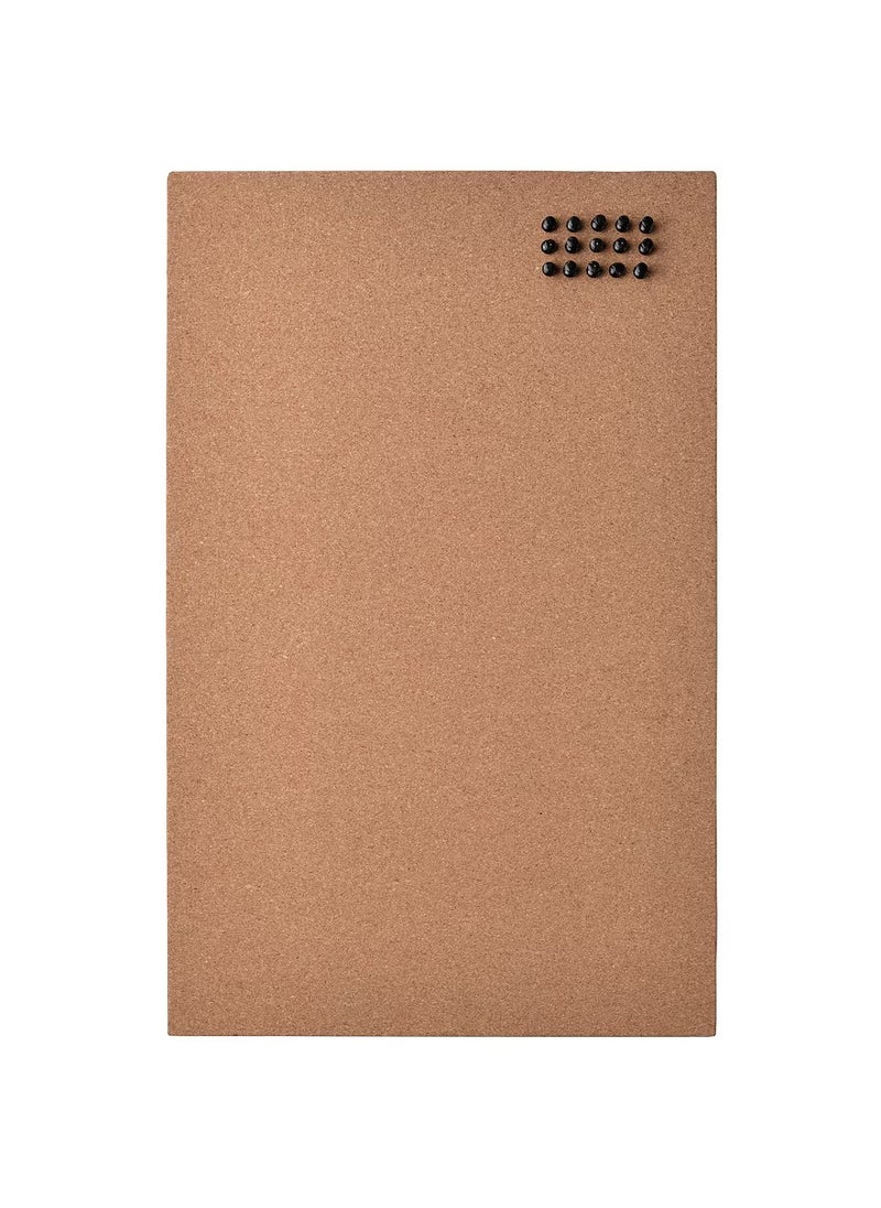Generic - Memo Board With Pins Cork For Office And Home To Gather Notes, Reminders, Pictures And Prints 52x33 cm - Image 1