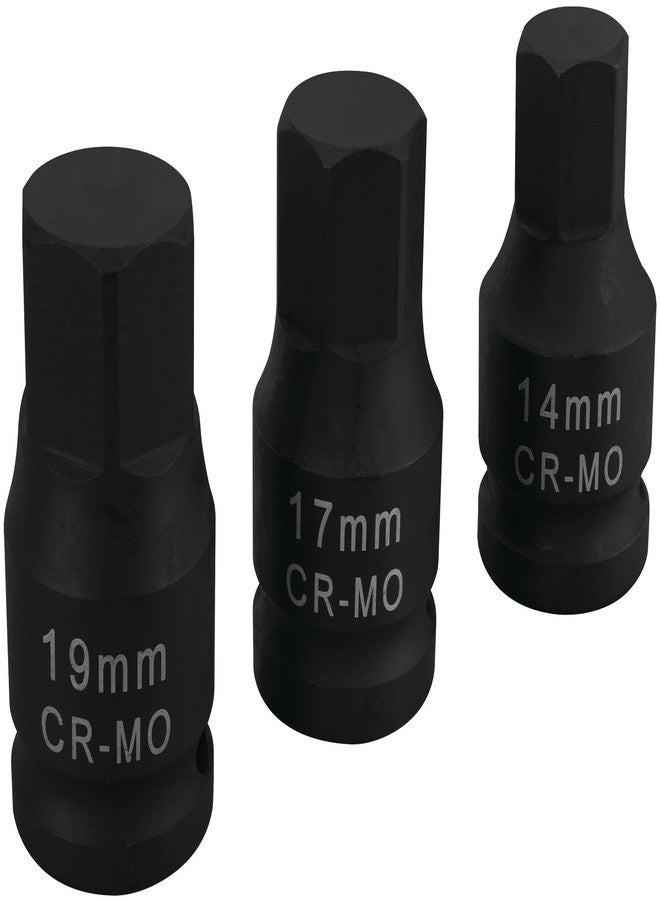 بيرفورمانس تول مجموعة أدوات الأداء W89321 لصمولة المحور ومقبس المثقاب السداسي (8 قطع) - هيكل من فولاذ الموليبدينوم الكروم، مقابس عميقة للغاية لقبضة آمنة، حماية من التآكل، حقيبة تخزين ملائمة - محرك 1/2 بوصة - Image 3