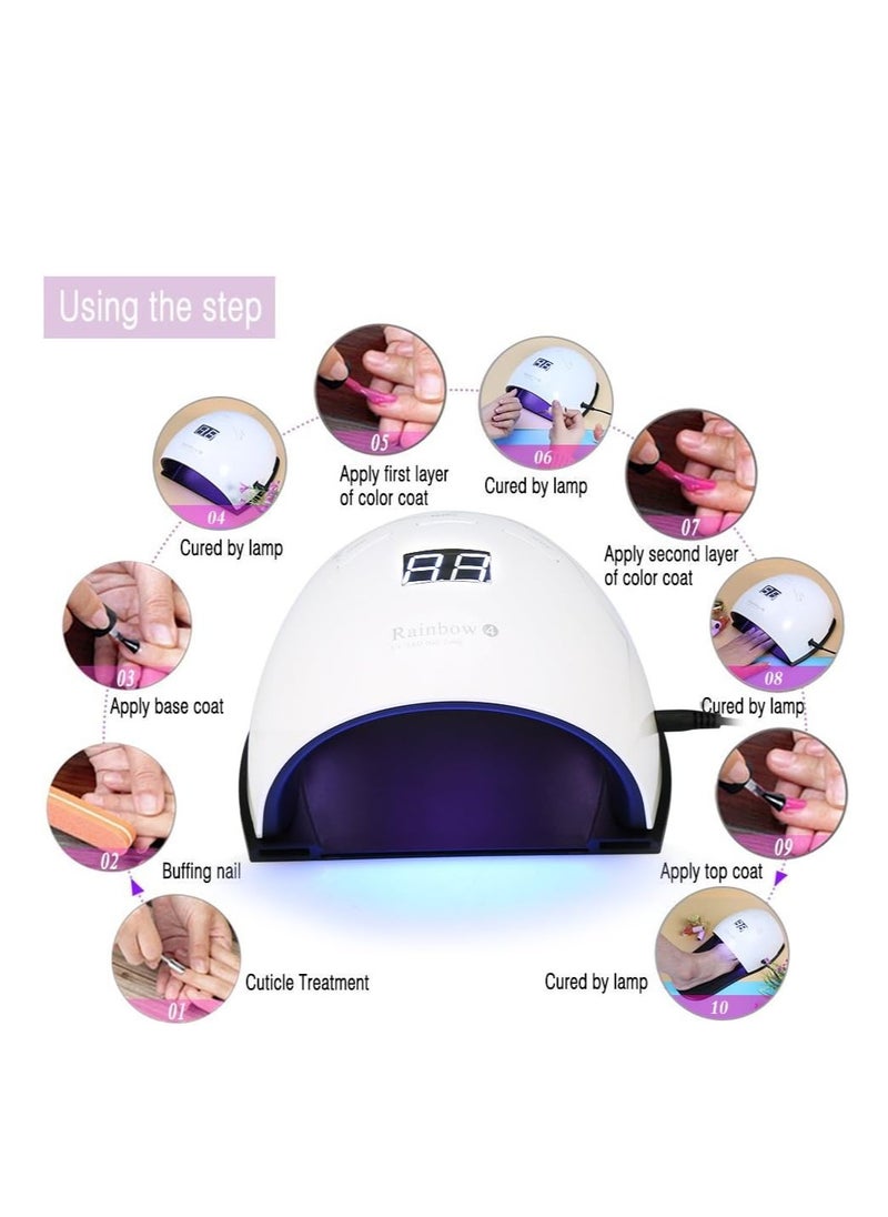 Rainbow 2in 1 Led Uv Nail Lamp  - Image 2