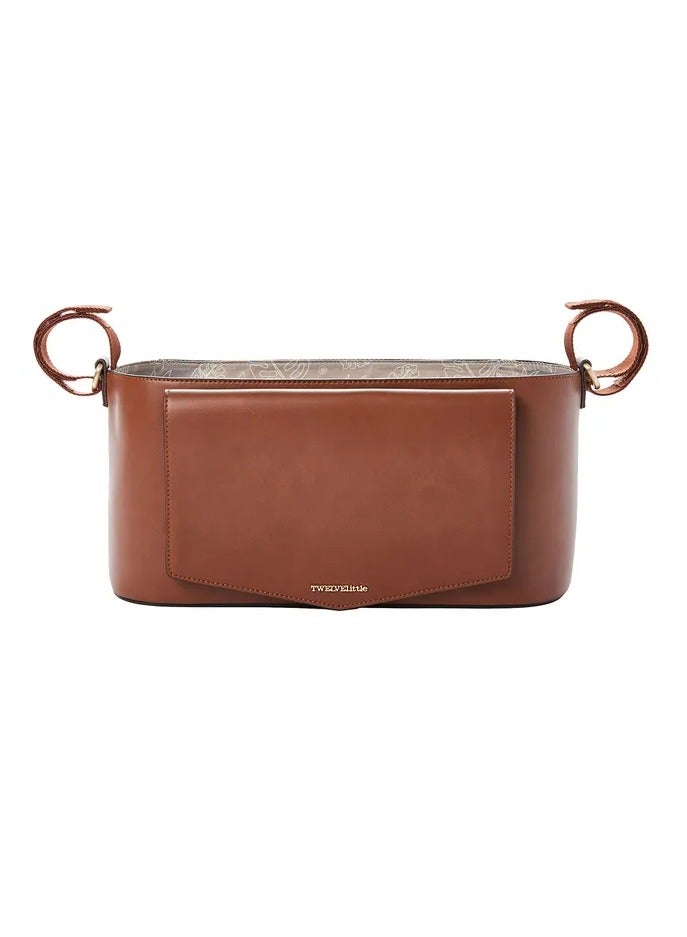 TWELVElittle TWELVElittle Peek A Boo Stroller Organizer - Toffee - Image 1