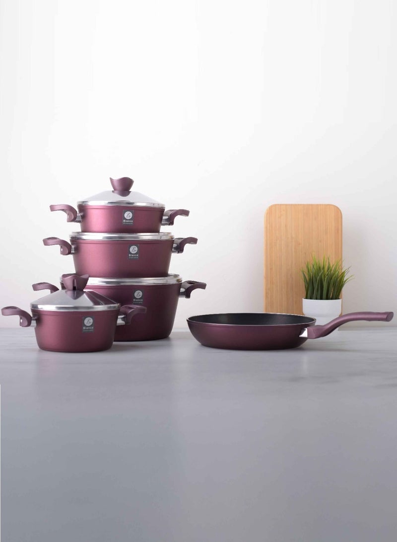 BIANCA GRANITE COOKWARE SET 9-PCS - Image 1