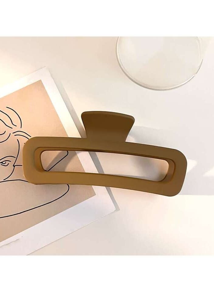 4 قطع من مشابك الشعر الكبيرة، مشابك شعر غير قابلة للانزلاق للنساء والفتيات، مشابك قوية للشعر الكثيف والشعر الرقيق - Image 5