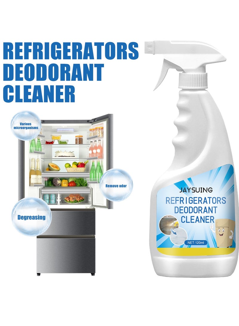 Refrigerator Deodorizing Cleaner Deep Cleans Stubborn Dirt and Dilute Odor Refrigerator Cleaner 120ml - Image 1