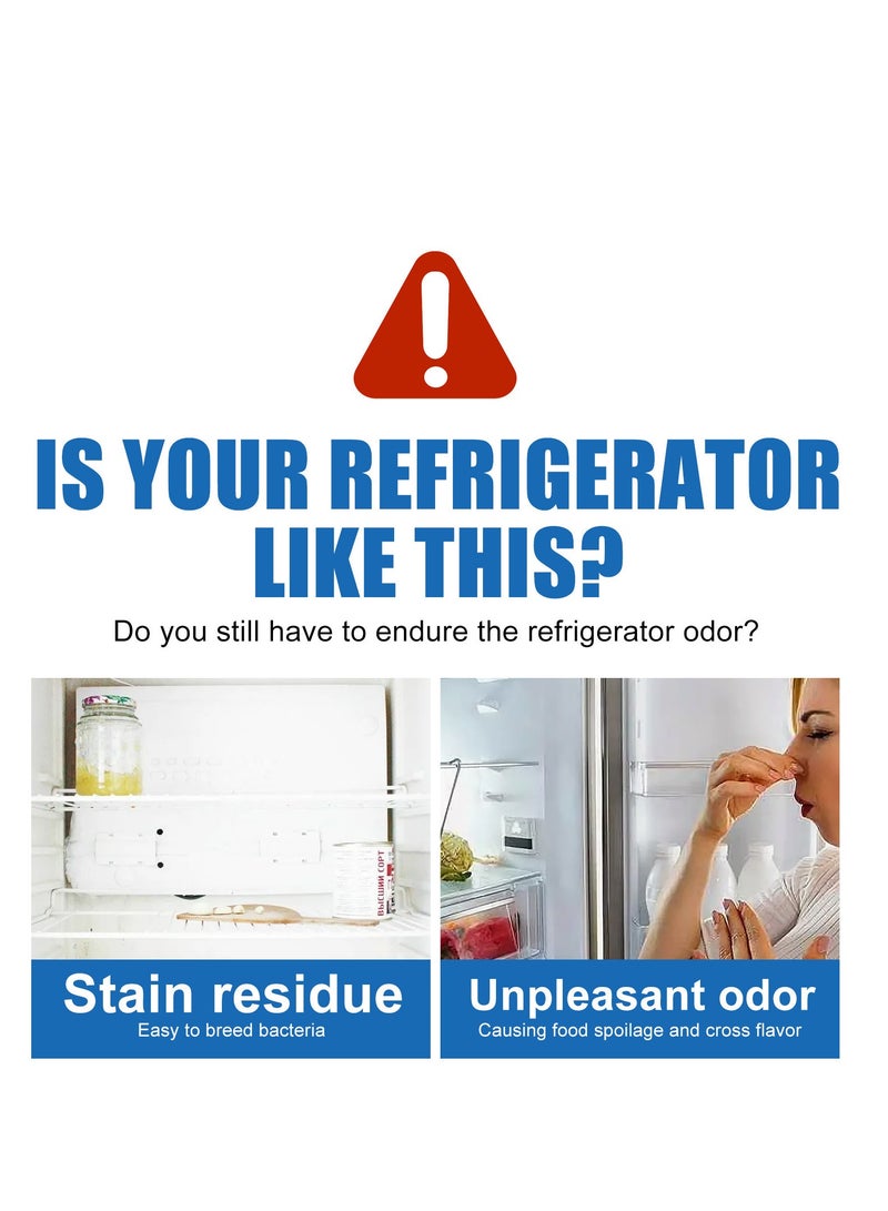 Refrigerator Deodorizing Cleaner Deep Cleans Stubborn Dirt and Dilute Odor Refrigerator Cleaner 120ml - Image 2