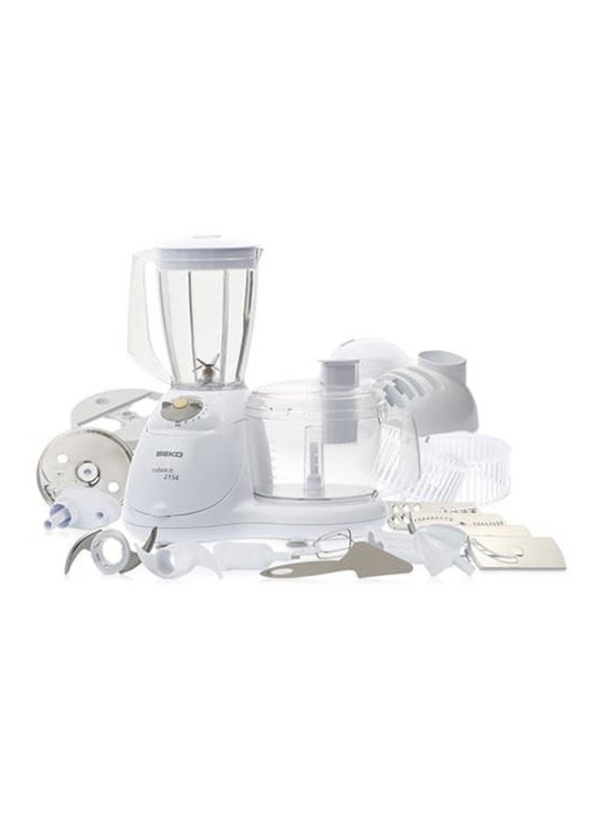 Beko Robokit 700W Multipurpose Food Processor 1500 ml 700 W BKK-2154 White White - Image 3