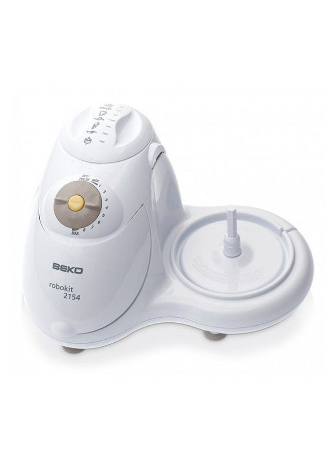 Beko Robokit 700W Multipurpose Food Processor 1500 ml 700 W BKK-2154 White White - Image 2