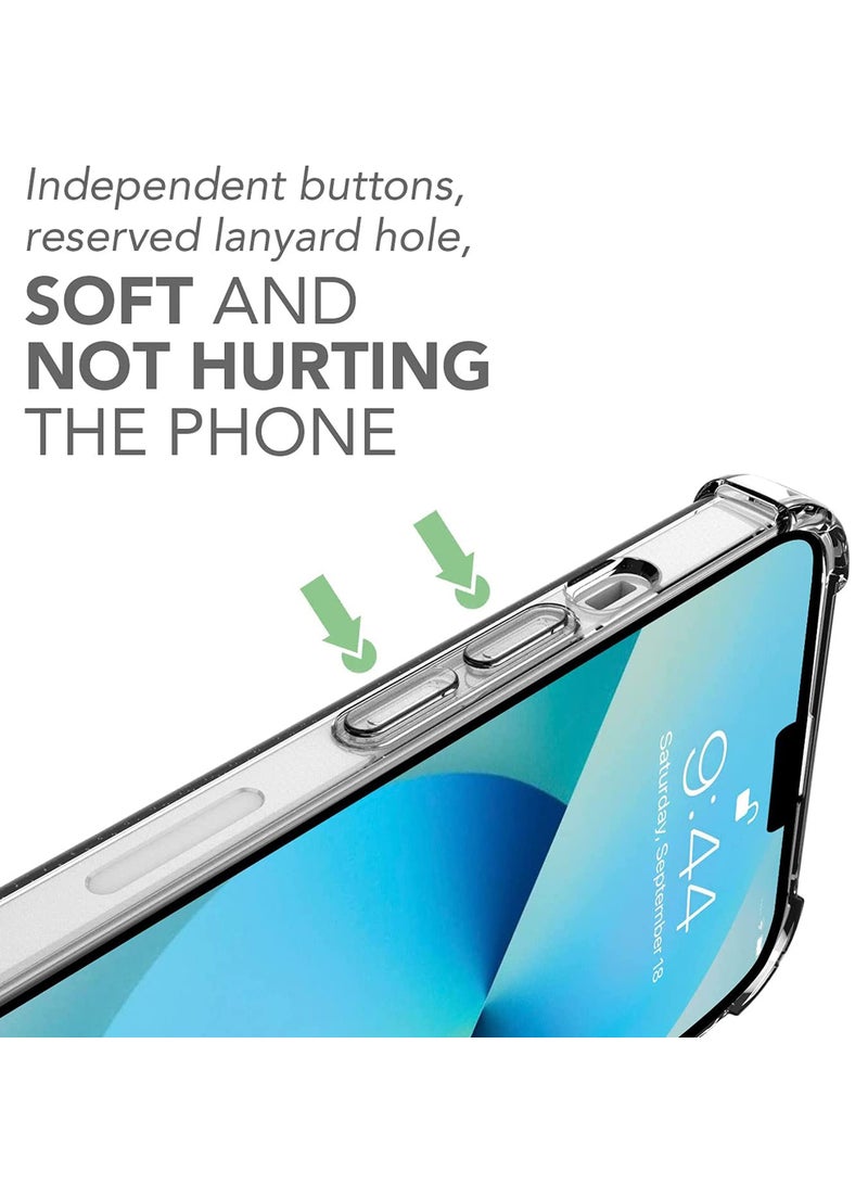 BORTONY iPhone 15 Case Transparent Bumper TPU Shockproof Protective Cover for iPhone 15 6.1 inch - Image 5