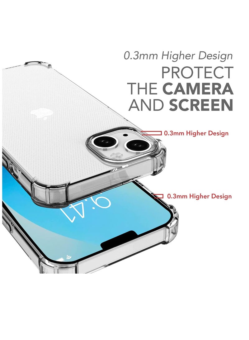 BORTONY iPhone 15 Case Transparent Bumper TPU Shockproof Protective Cover for iPhone 15 6.1 inch - Image 4