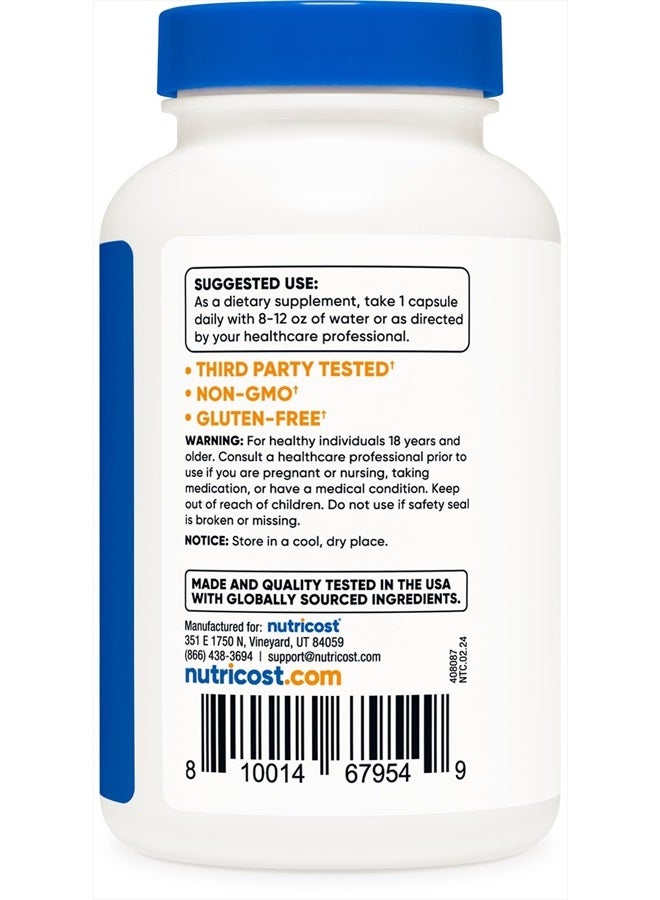 Nutricost Vitamin B1 (Thiamine) 500mg, 120 Capsules - Image 4