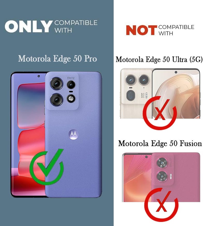 Jkobi Back Cover Case for Motorola Moto Edge 50 Pro (Textured Grip Design | Camera Protection | Slim and Light Weight | Soft Touch and Feel | Black) - Image 4