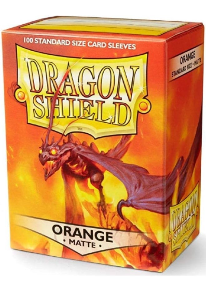 دراجون شيلد Dragon Shield - Orange Matte - 100 Pack - Image 1