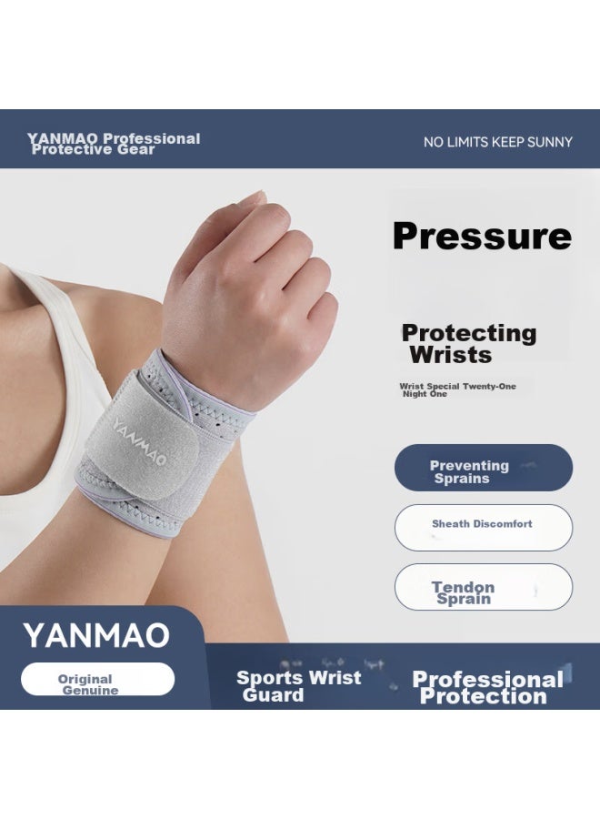 Yanmao Badminton Wrist Guard, Tendonitis, Fitness, Sprain, Wrist Injury, Strain, Tfcc Fixation Brace, Breathable For Summer, 1 Pair - Image 2
