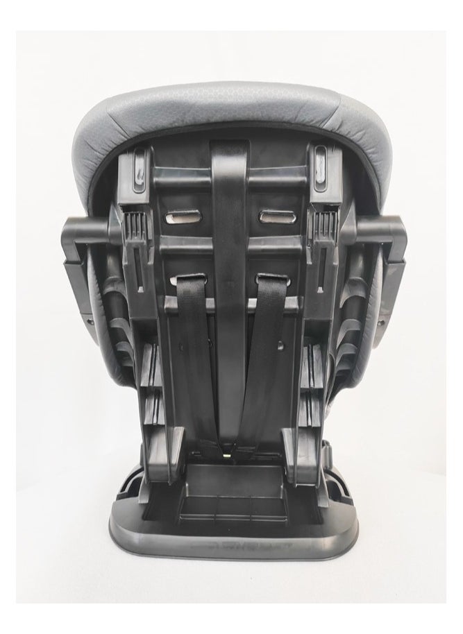 molody Molody Convertible Baby Car Seat 0-4 Years with Front Safety Handle and Reclining Positions-Gray  - Image 3