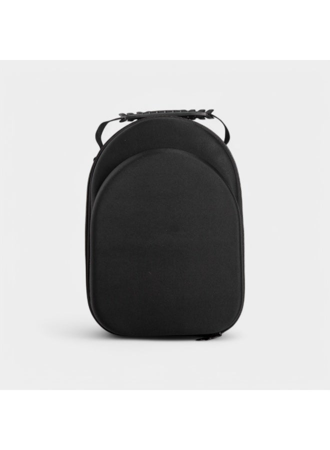 DOHATS Do Hats Hard Shell Cap Carrier Bag – Holds up to 5 Caps – 33×22×15 cm – Travel & Storage Hat Case with Shoulder Strap (Black) - Image 1