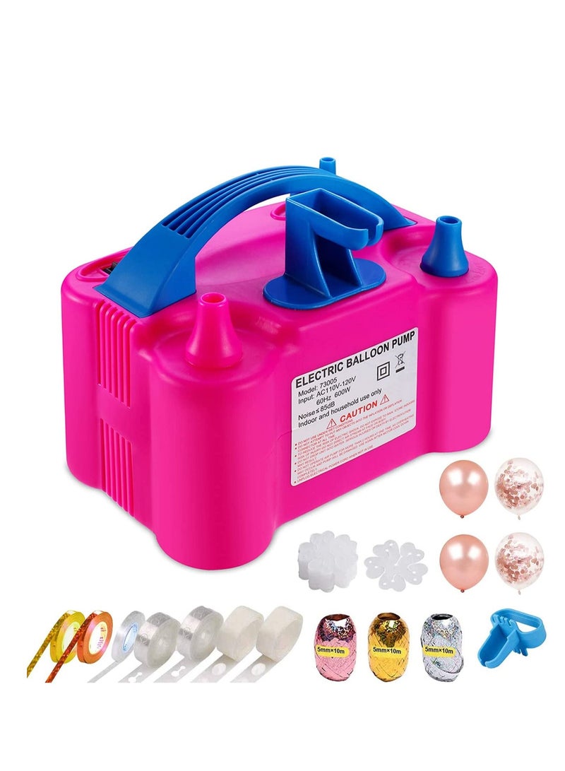 فون بلانيت Electric Balloon Pump Durable Sturdy Made Up With High Quality Lightweight 21x14x17cm - Image 4