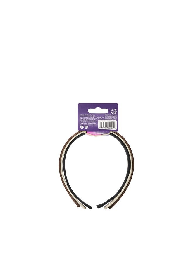 Goody Oody Classics Fabric Covered Headbands Assorted Colors 3Count (Pack Of 1) - Image 4