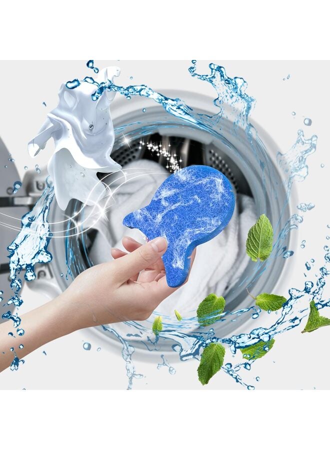 4PCS Pet Hair Remover for Laundry, Reusable Laundry Pet Hair Catcher Lint Remover, Washing Machine Hair Catcher, Washing Dryer Balls for Clothing Dog Cat Pet Fur Remover ?Blue? - Image 4