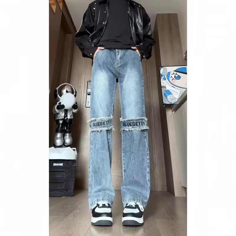 Unisex Casual Daily Denim Jeans - Image 3
