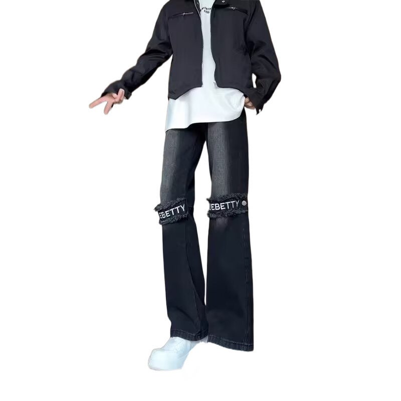 Unisex Casual Daily Denim Jeans - Image 4