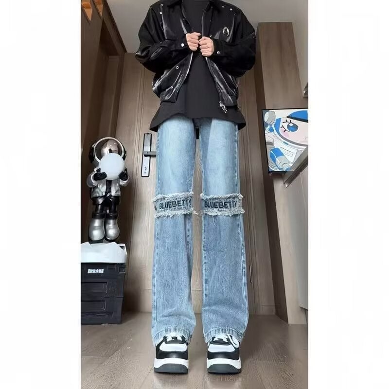 Unisex Casual Daily Denim Jeans - Image 2