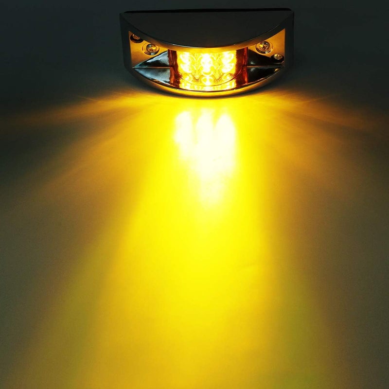 Partsam 4x Sealed Chrome Armored LED Trailer Lights - Image 3