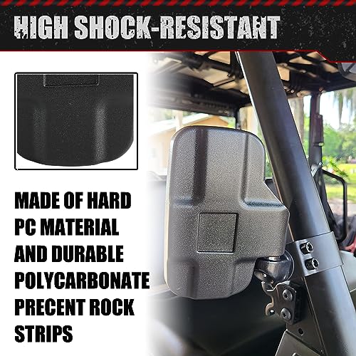 SUNPIE Side Mirrors for Polaris Ranger 1000 XP 1000 SP 570 UTV Mirror Compatible with Polaris General 1000/XP 1000, Canam Defender/Maverick Trail 2013-2025, Pro-fit/Frofile Cage Mirror - Image 3