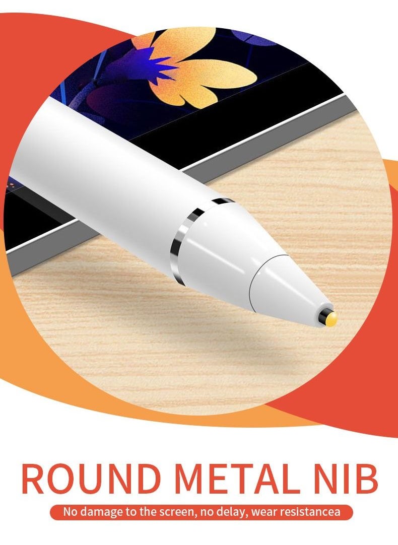 يو إل اتش واي سي - قلم إلكتروني قابل للشحن مع مؤشر مستوى البطارية ، شحن سريع USB-C ، توافق واسع وبطارية طويلة الأمد لأجهزة الشاشات الممسحة - Image 1