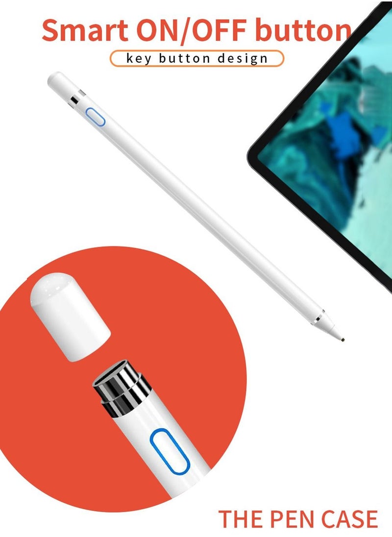 يو إل اتش واي سي - قلم إلكتروني قابل للشحن مع مؤشر مستوى البطارية ، شحن سريع USB-C ، توافق واسع وبطارية طويلة الأمد لأجهزة الشاشات الممسحة - Image 1