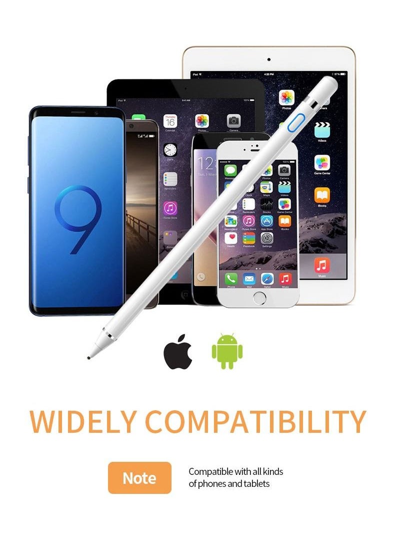 يو إل اتش واي سي - قلم إلكتروني قابل للشحن مع مؤشر مستوى البطارية ، شحن سريع USB-C ، توافق واسع وبطارية طويلة الأمد لأجهزة الشاشات الممسحة - Image 1