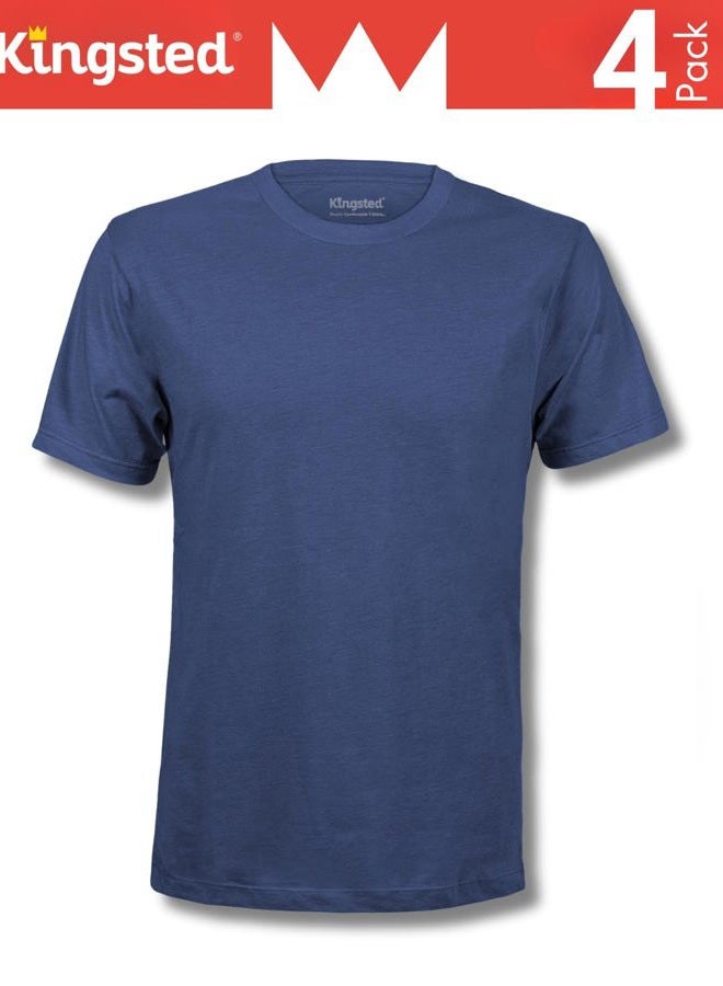 Kingsted T-Shirts for Men Pack - Royally Comfortable - Soft & Fresh Premium Fabric - Well-Crafted Classic Tee, Kingsted Favorites, L - Image 4