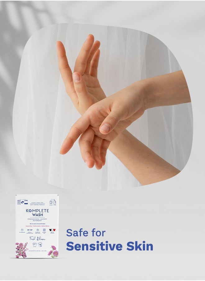 Komplete - Wash - Professional Laundry Detergent - 15 Sachets - Image 1