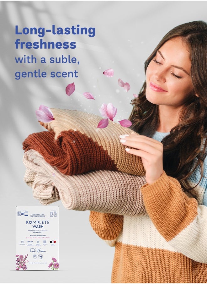 Komplete - Wash - Professional Laundry Detergent - 15 Sachets - Image 1