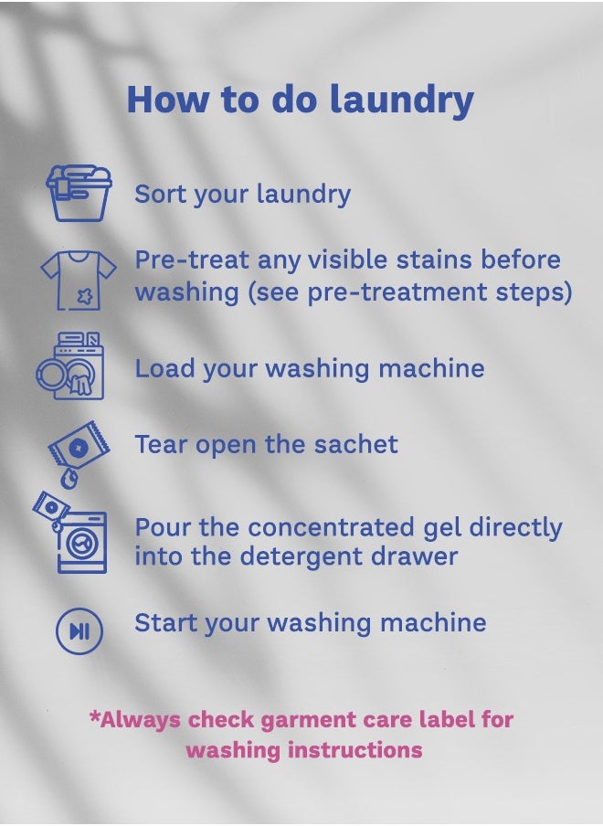 Komplete - Wash - Professional Laundry Detergent - 15 Sachets - Image 1
