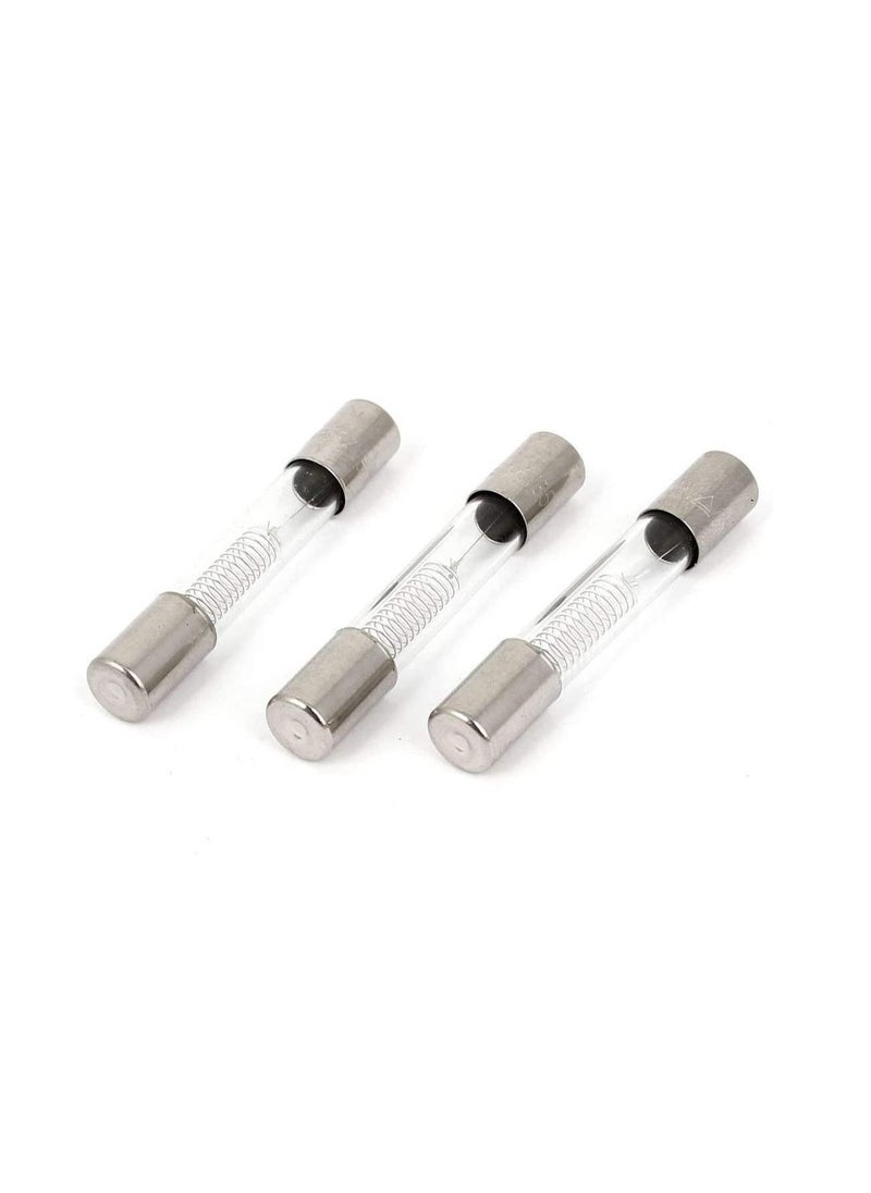 Generic - Microwave Oven High Voltage Glass Tube Cartridge Fuse, 5kV 6mmx40mm 3Pcs, 600mA 700mA 800mA 900mA (0.75A (750mA)) - Image 1