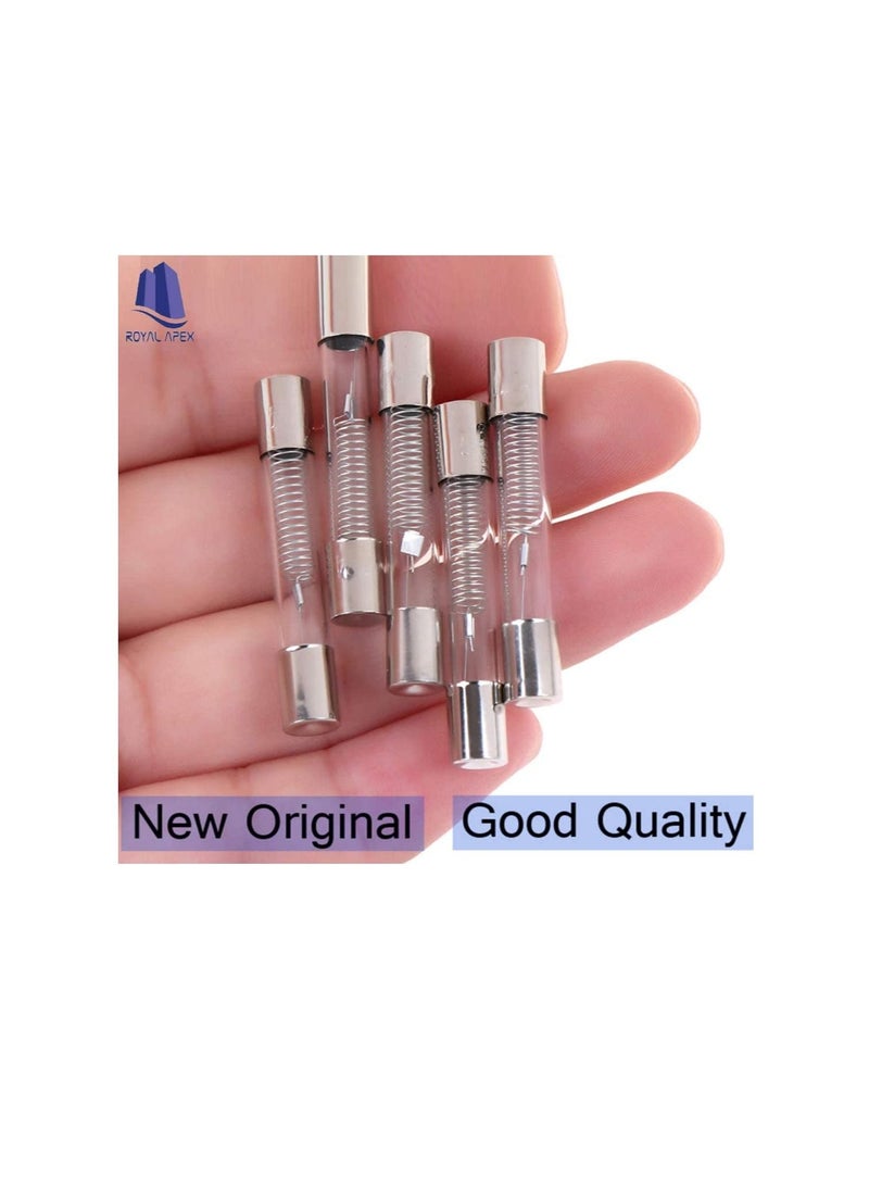 Generic - Microwave Oven High Voltage Glass Tube Cartridge Fuse, 5kV 6mmx40mm 3Pcs, 600mA 700mA 800mA 900mA (0.75A (750mA)) - Image 1