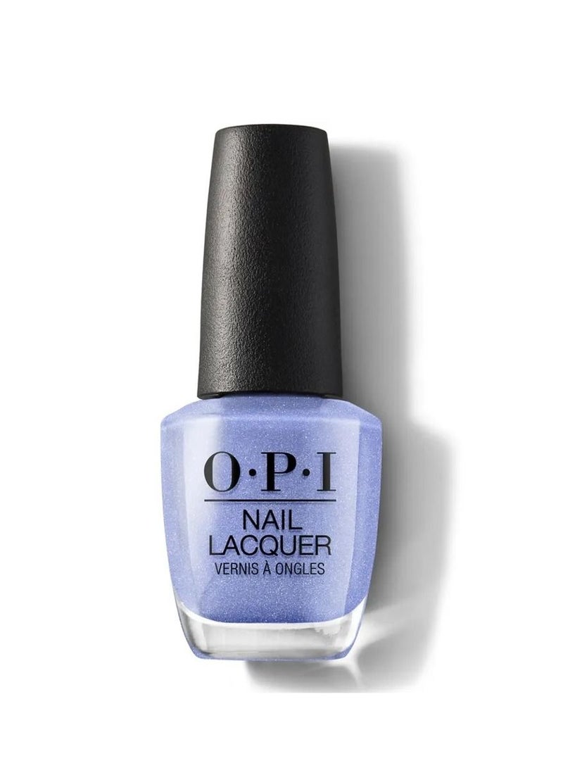 OPI Nail Lacquer - Show Us Your Tips (15ml), Sparkling Periwinkle High-Shine Finish - Image 1