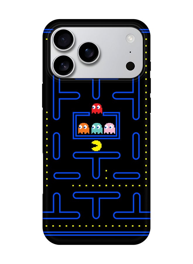 Stylizedd Tough Pro Magnetic Case for iPhone 17 Pro Max, Dual Layer hybrid PC + TPU Mobile Cover Matte - Pacman