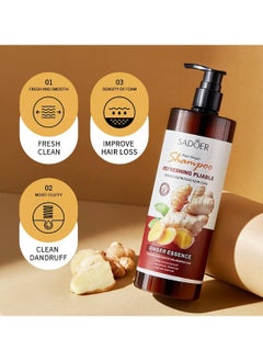 SADOER Refreshing and soft ginger shampoo for dandruff 500 ml  - Image 3