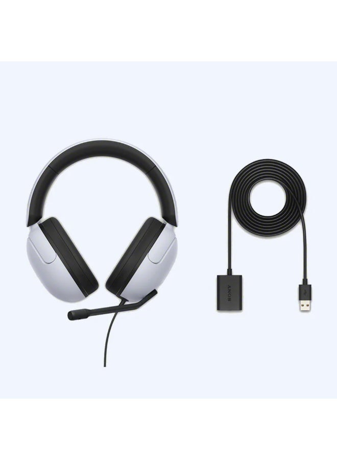 سوني Sony INZONE H3 Wired Gaming Headset White - Image 4