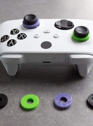 Control Freek Precision Rings for PS5 PS4 XSX XSS Switch Pro & Scuf Controller, Advanced Performance Grips for Better Control, Comfort & Durability, Aim Assist Motion Control for Controllers, Mixed Pack(6 rings, 2 Black Hard 2 Purple Medium 2 Green Soft) - view 3